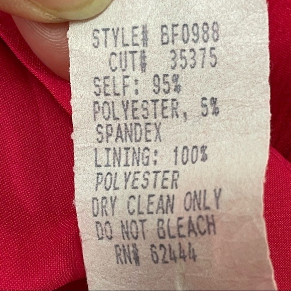 Nicole Miller Red Strapless Dress - Picture 7 of 7